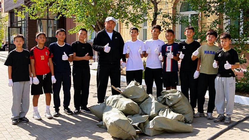 «Жасыл ойындар»: Балқаштың 500 оқушысы спорт пен қалаға деген қамқорлықты ұштастырды